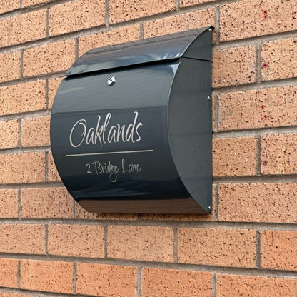 Toscana Anthracite Grey Personalised
