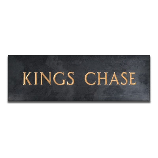 Premium Smooth Slate House Sign