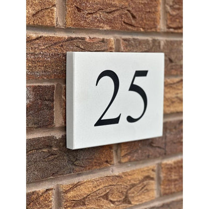 Marble House Number 20.5 x 15cm
