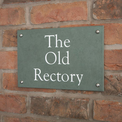 Smooth Slate House Sign
