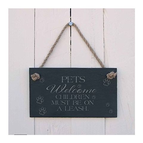 Slate Hanging Signs - Pets