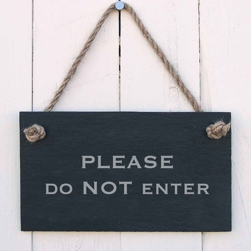 Hanging Slate Signs - Practical