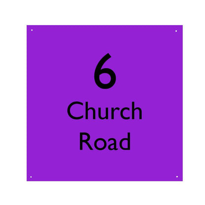Acrylic House Sign - Square