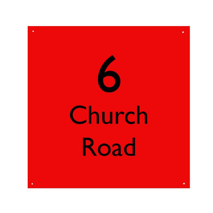Acrylic House Sign - Square