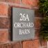 Smooth Slate House Sign