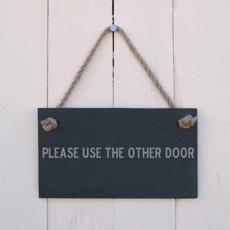 Hanging Slate Signs - Practical