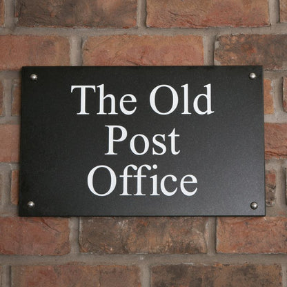 Granite House Sign in Black