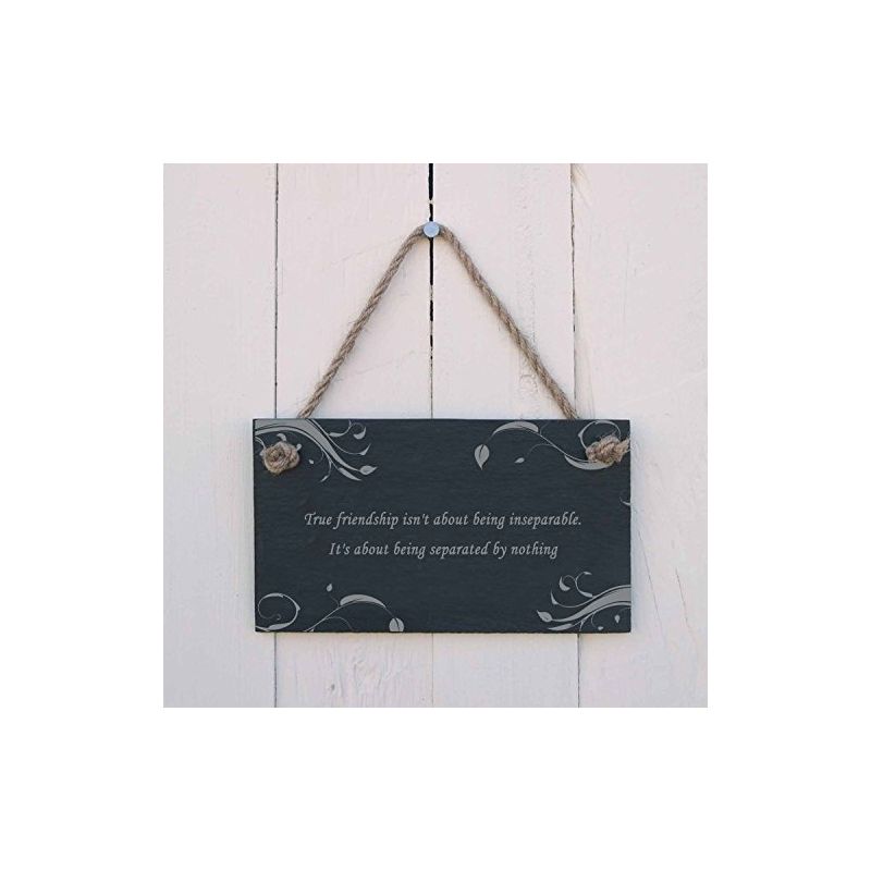Hanging Slate Signs - Friendship